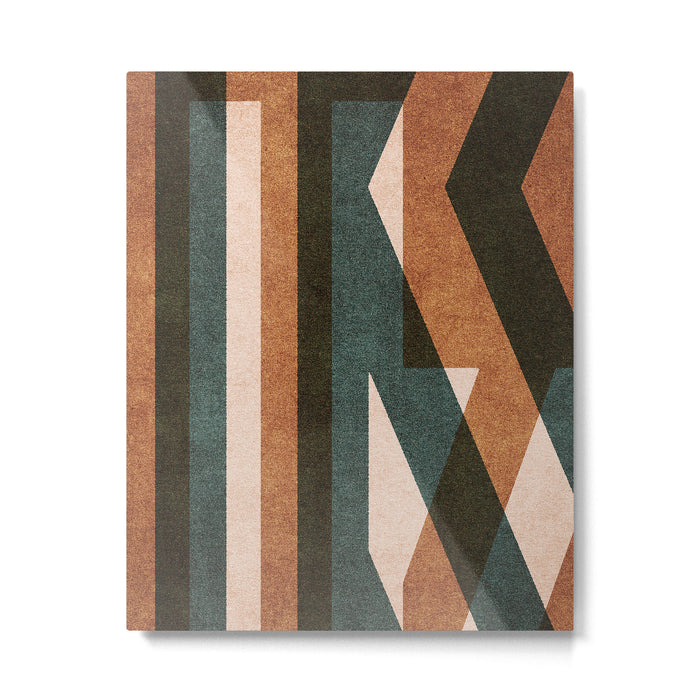 ABSTRACT ALPHABET / Decorative K Metal Print Gallery Image 1