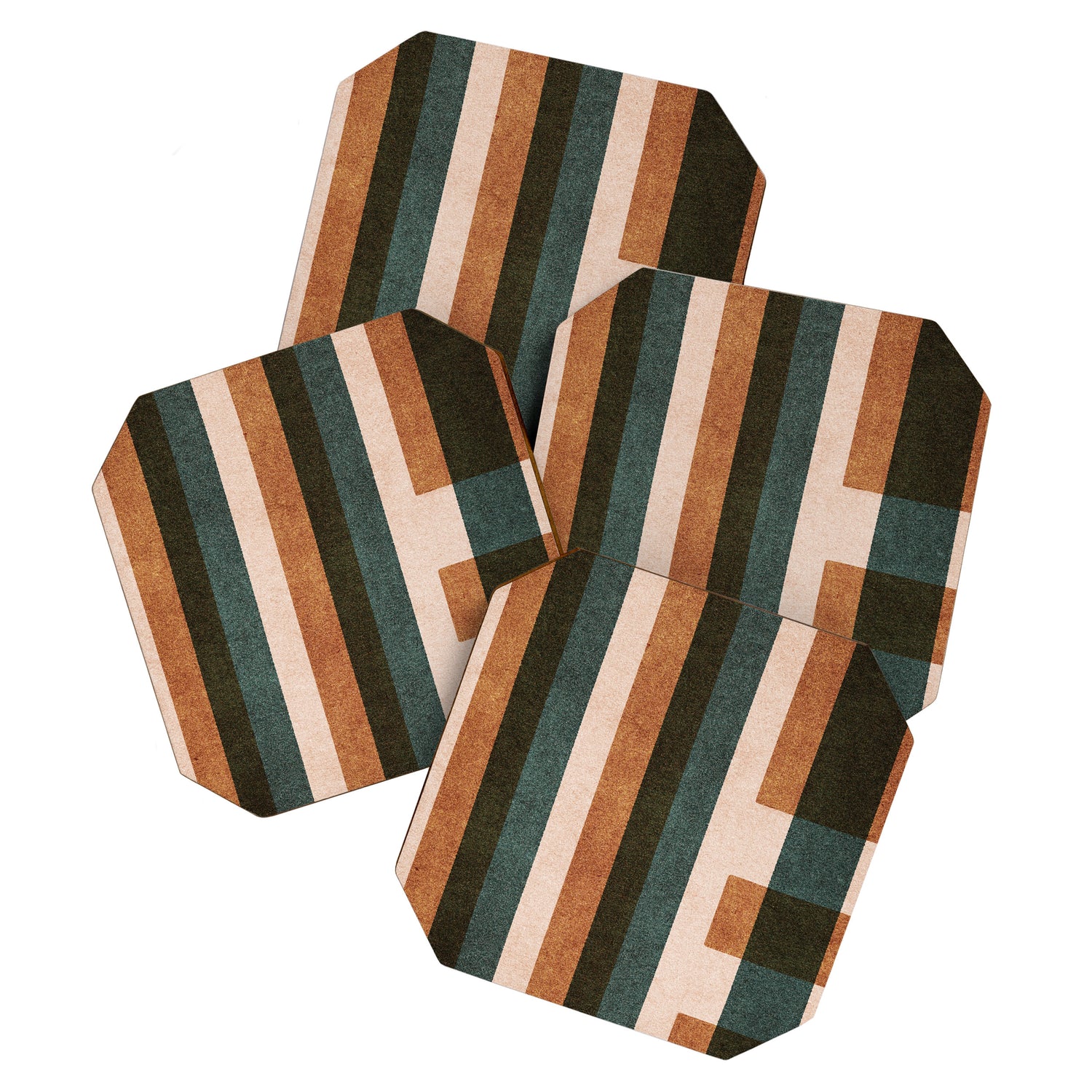 ABSTRACT ALPHABET / Decorative L Coaster Gallery Image 1