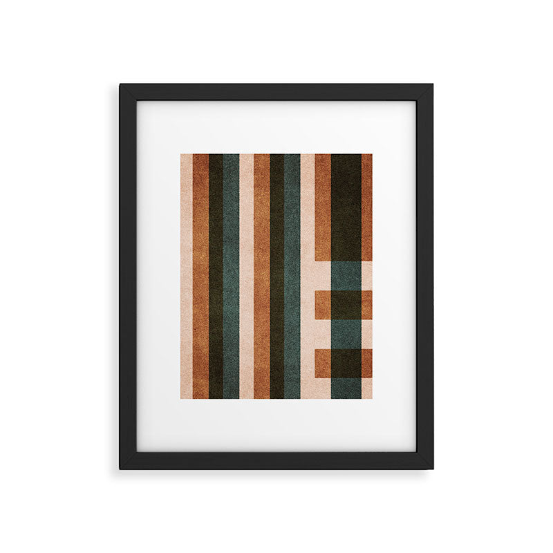 ABSTRACT ALPHABET / Decorative L Framed Art Print Gallery Image 5