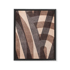 ABSTRACT ALPHABET / Decorative M Framed Canvas Print Gallery Image 6