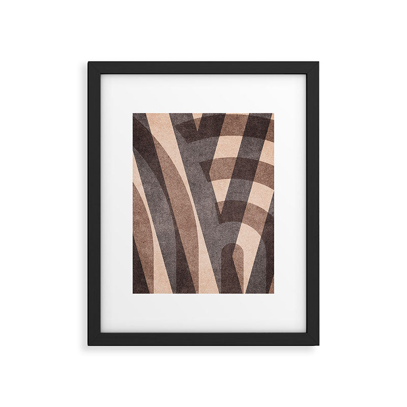 ABSTRACT ALPHABET / Decorative M Framed Art Print Gallery Image 5