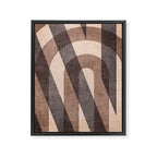 ABSTRACT ALPHABET / Decorative N Framed Canvas Print Gallery Image 6