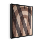 ABSTRACT ALPHABET / Decorative N Framed Canvas Print Gallery Image 2
