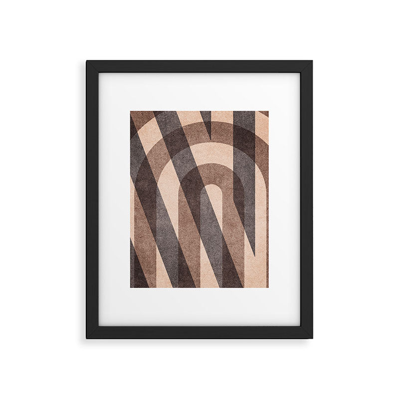 ABSTRACT ALPHABET / Decorative N Framed Art Print Gallery Image 5