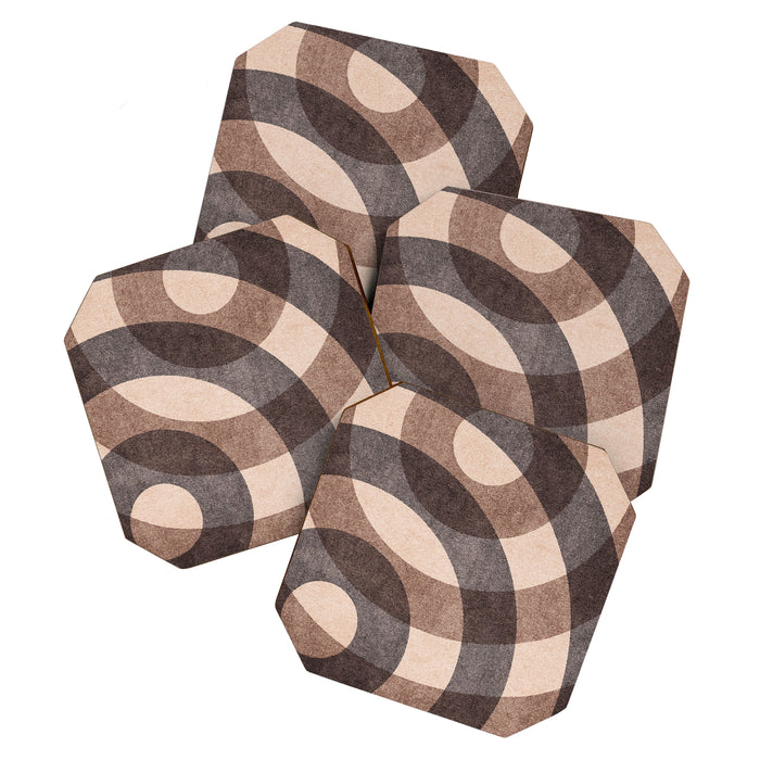 ABSTRACT ALPHABET / Decorative O Coaster Gallery Image 1