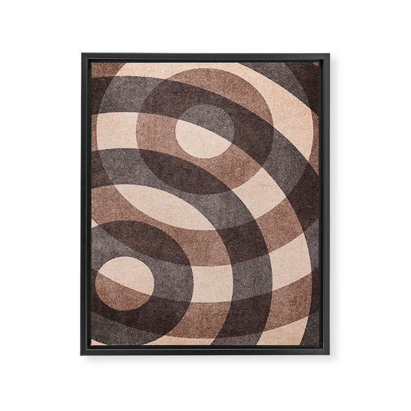 ABSTRACT ALPHABET / Decorative O Framed Canvas Print Gallery Image 6