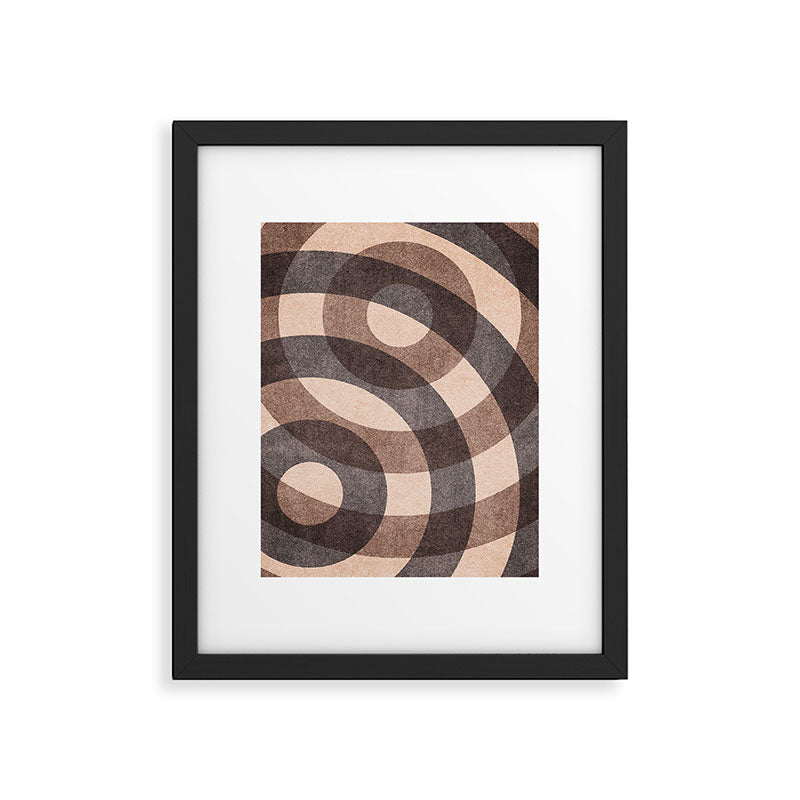 ABSTRACT ALPHABET / Decorative O Framed Art Print Gallery Image 5
