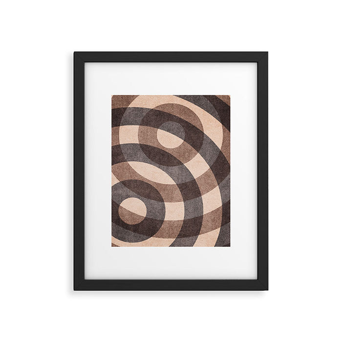 ABSTRACT ALPHABET / Decorative O Framed Art Print Gallery Image 1