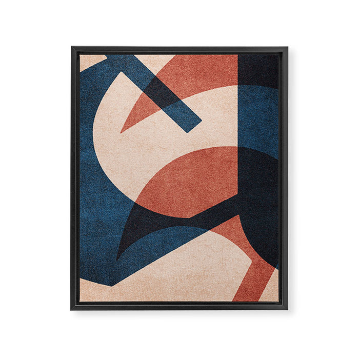 ABSTRACT ALPHABET / Gothic A Framed Canvas Print Gallery Image 1
