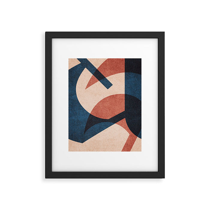 ABSTRACT ALPHABET / Gothic A Framed Art Print Gallery Image 1