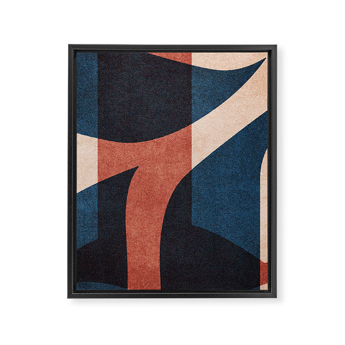 ABSTRACT ALPHABET / Gothic B Framed Canvas Print Gallery Image 1