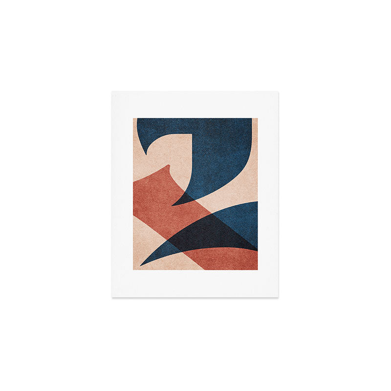 ABSTRACT ALPHABET / Gothic D Art Print Gallery Image 1