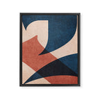 ABSTRACT ALPHABET / Gothic D Framed Canvas Print Gallery Image 6