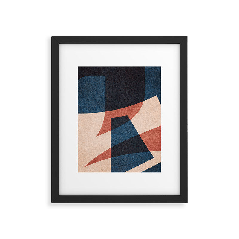 ABSTRACT ALPHABET / Gothic E Framed Art Print Gallery Image 5