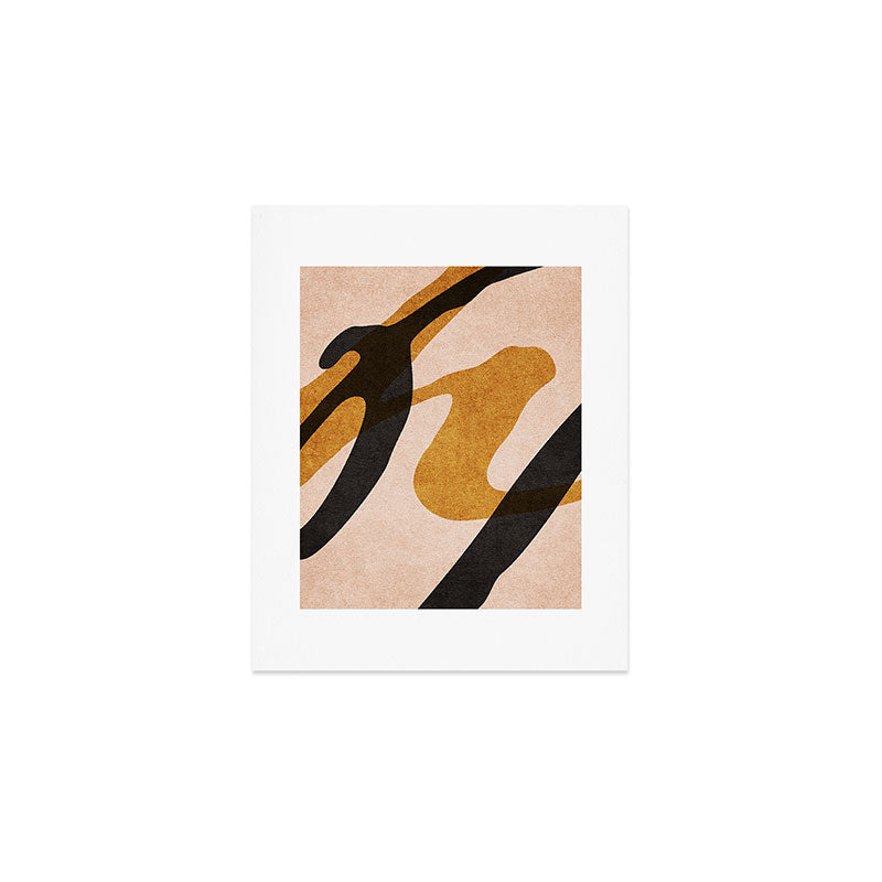 ABSTRACT ALPHABET / Script P Art Print Gallery Image 1