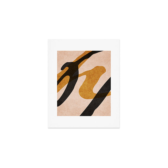 ABSTRACT ALPHABET / Script P Art Print Gallery Image 1