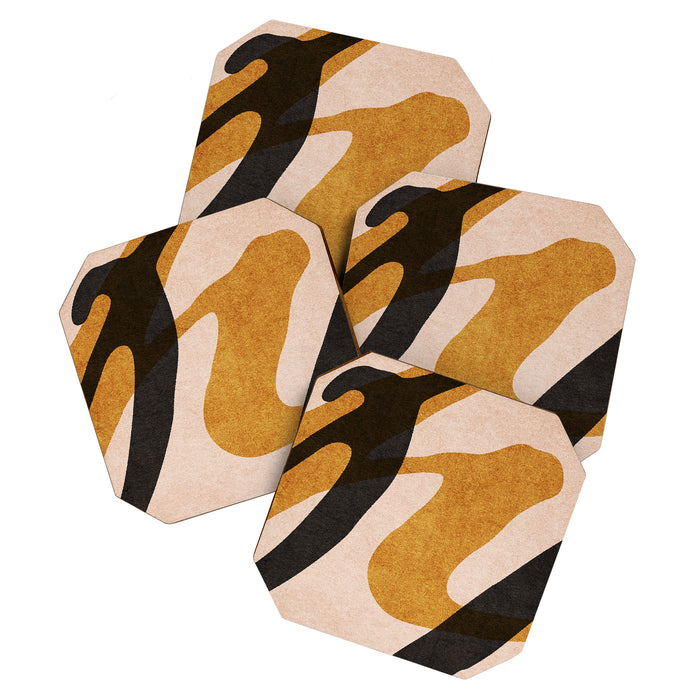 ABSTRACT ALPHABET / Script P Coaster Gallery Image 1