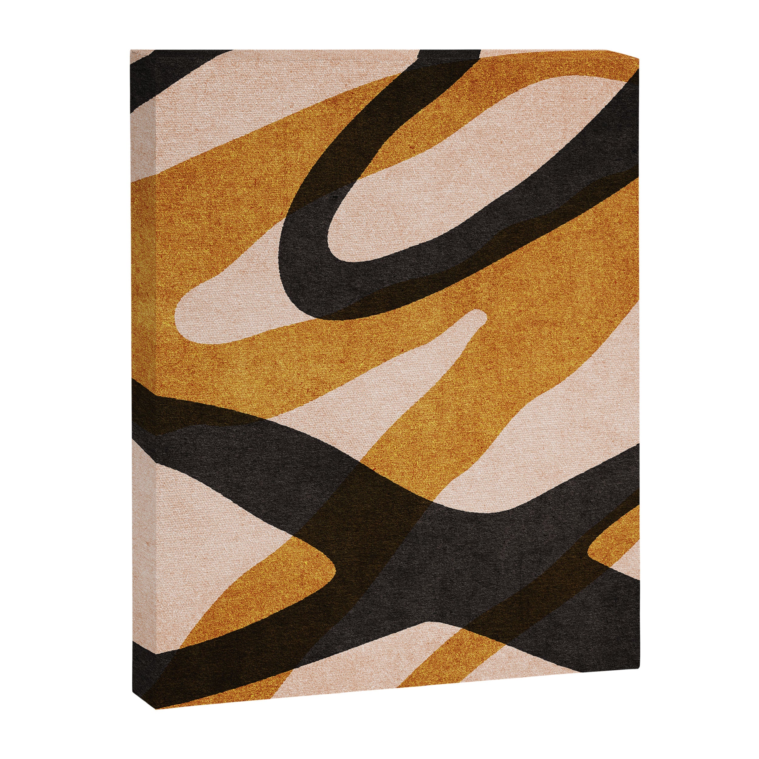 ABSTRACT ALPHABET / Script Q Canvas Print Gallery Image 6