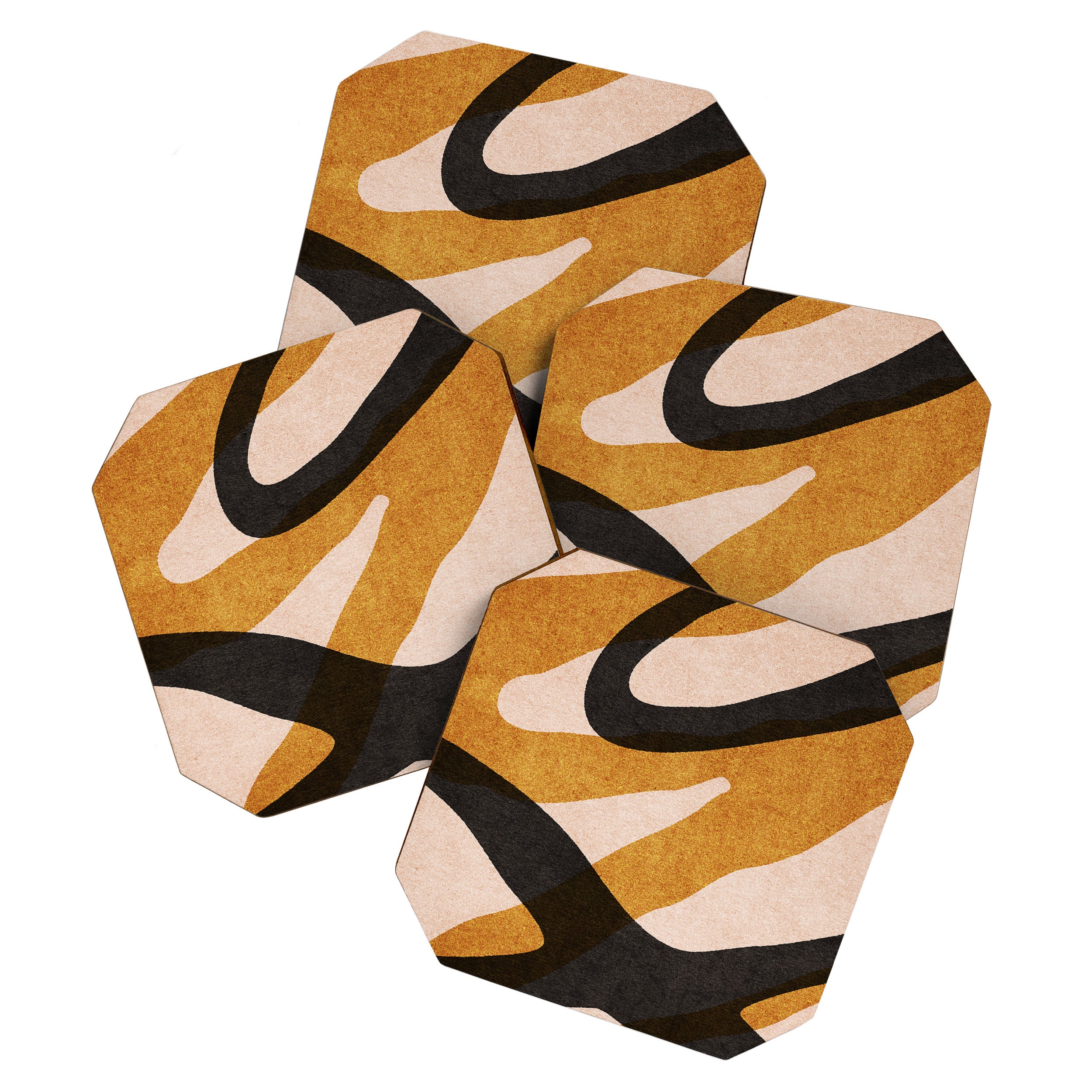 ABSTRACT ALPHABET / Script Q Coaster Gallery Image 1