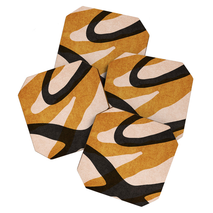 ABSTRACT ALPHABET / Script Q Coaster Gallery Image 1