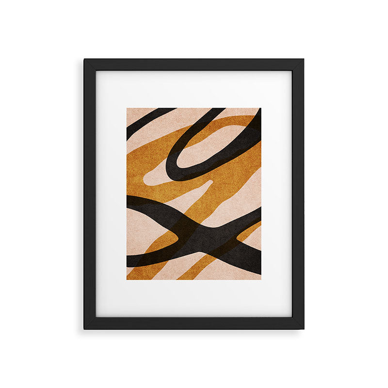 ABSTRACT ALPHABET / Script Q Framed Art Print Gallery Image 5