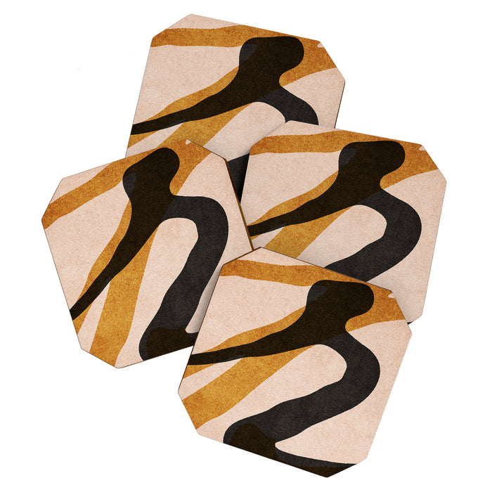 ABSTRACT ALPHABET / Script R Coaster Gallery Image 1