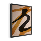 ABSTRACT ALPHABET / Script R Framed Canvas Print Gallery Image 2