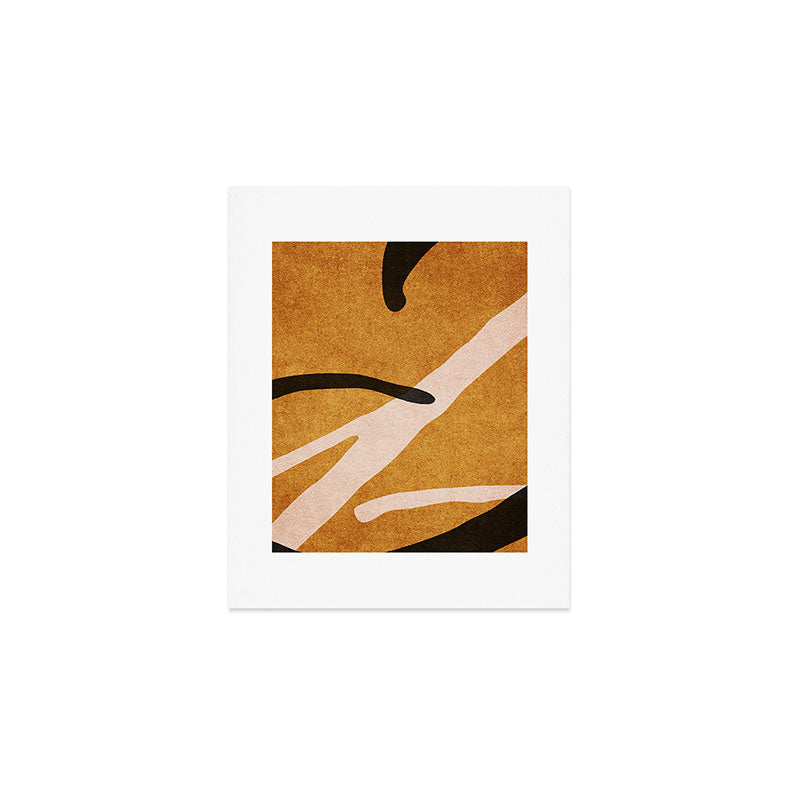 ABSTRACT ALPHABET / Script T Art Print Gallery Image 1