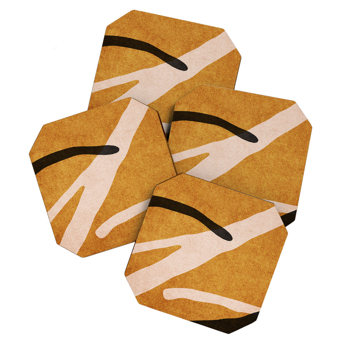 ABSTRACT ALPHABET / Script T Coaster Gallery Image 1