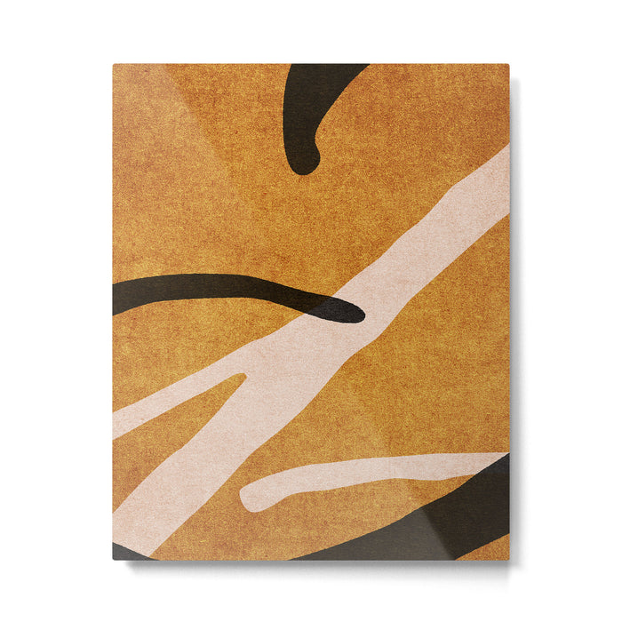 ABSTRACT ALPHABET / Script T Metal Print Gallery Image 1
