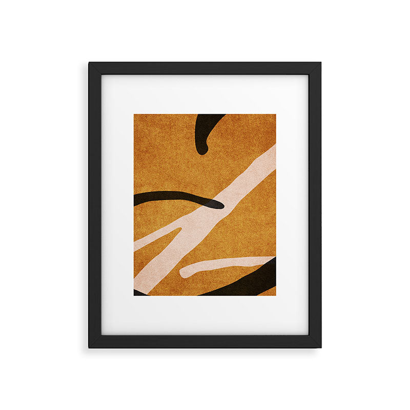 ABSTRACT ALPHABET / Script T Framed Art Print Gallery Image 5