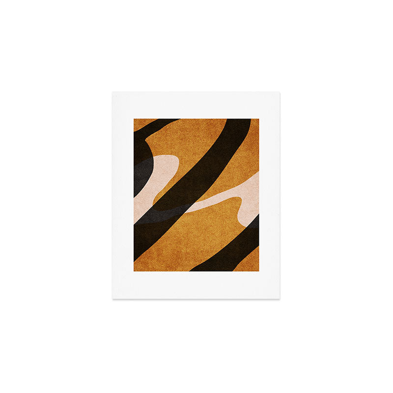 ABSTRACT ALPHABET / Script U Art Print Gallery Image 1