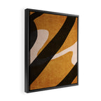 ABSTRACT ALPHABET / Script U Framed Canvas Print Gallery Image 2