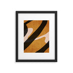 ABSTRACT ALPHABET / Script U Framed Art Print Gallery Image 5