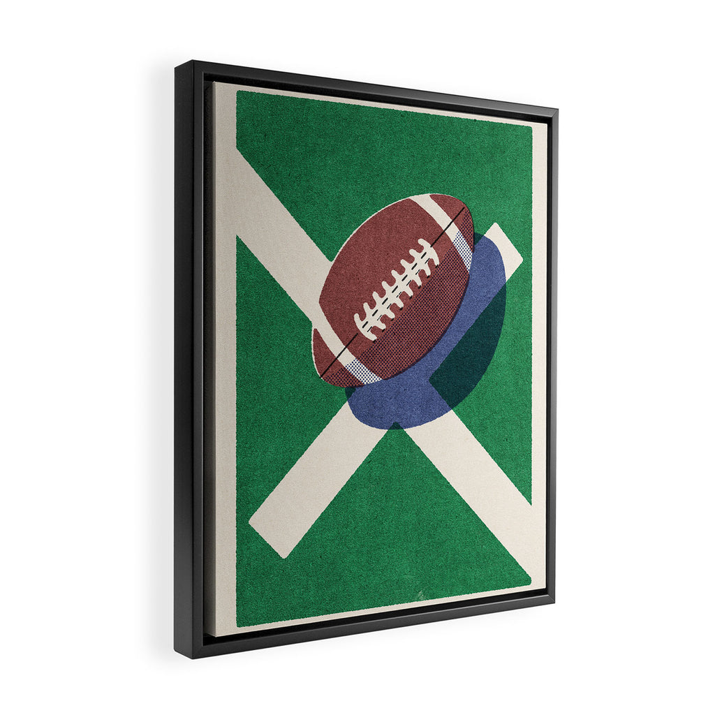 BALLS / American Football II Framed Canvas Print Gallery Image 2