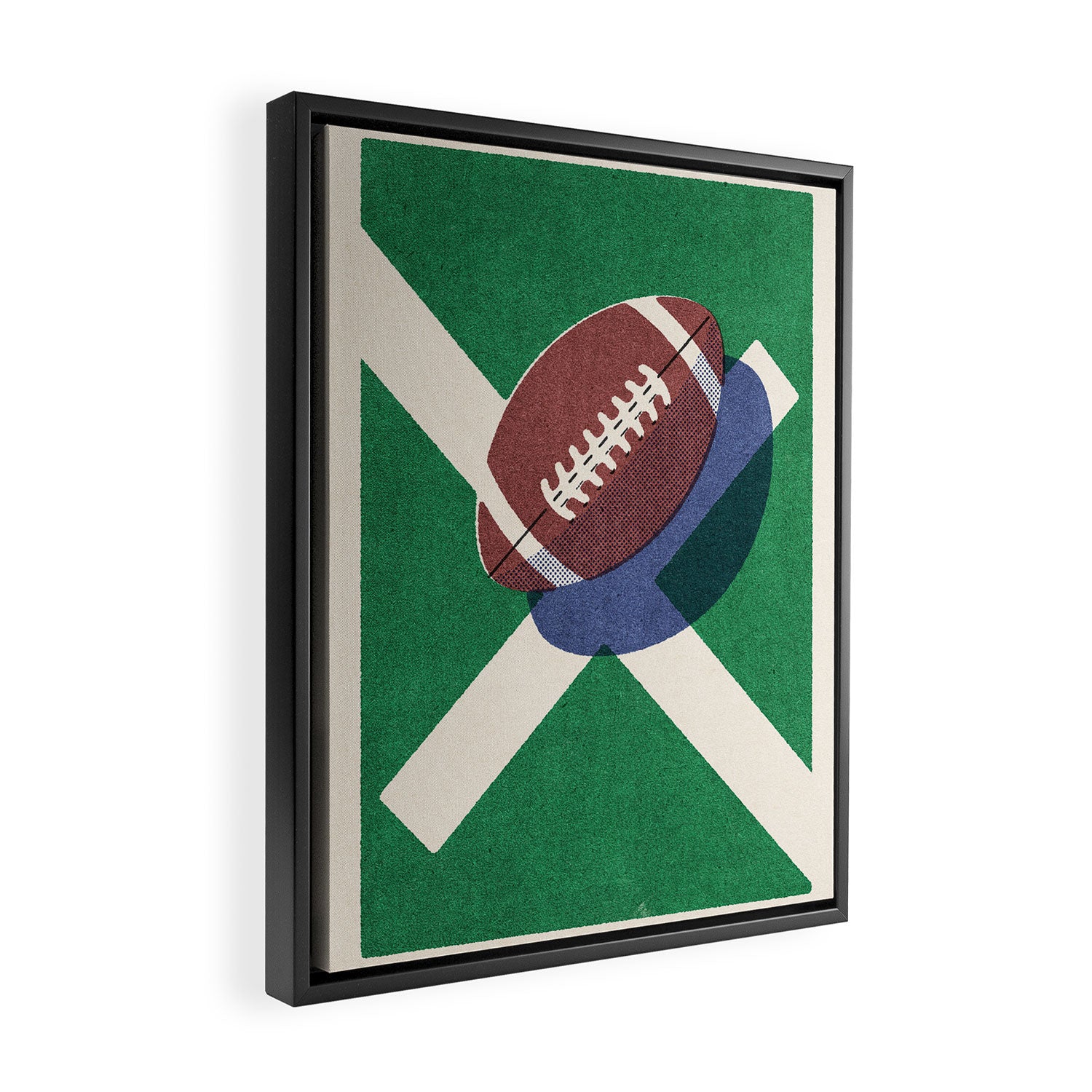 BALLS / American Football II Framed Canvas Print Gallery Image 2