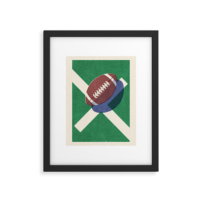 BALLS / American Football II Framed Art Print Gallery Image 5