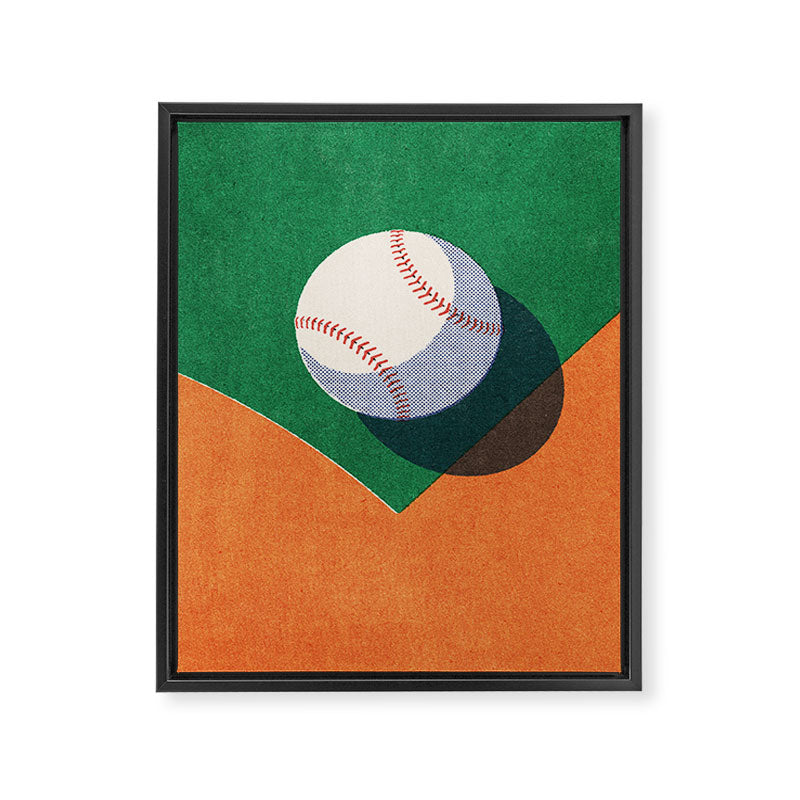 BALLS / Baseball I Framed Canvas Print Gallery Image 6