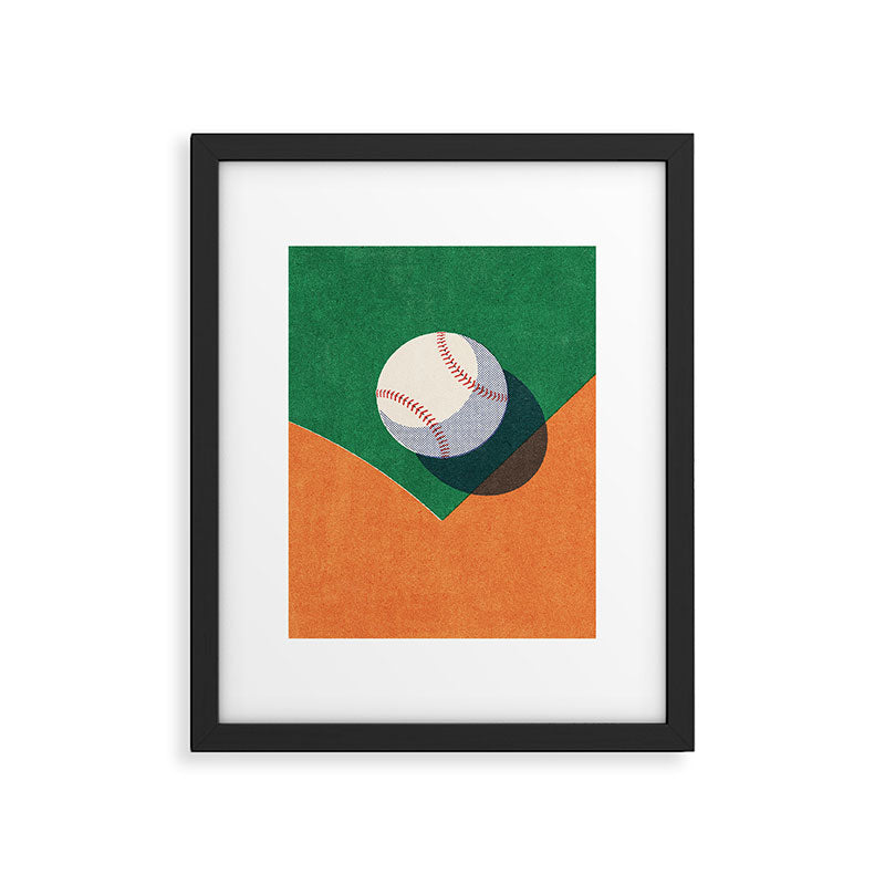 BALLS / Baseball I Framed Art Print Gallery Image 5