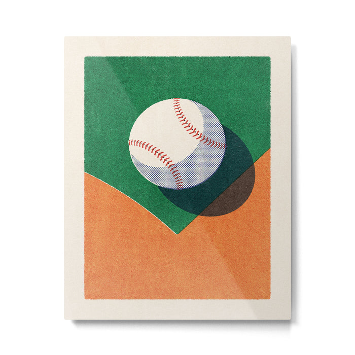 BALLS / Baseball II Metal Print Gallery Image 1