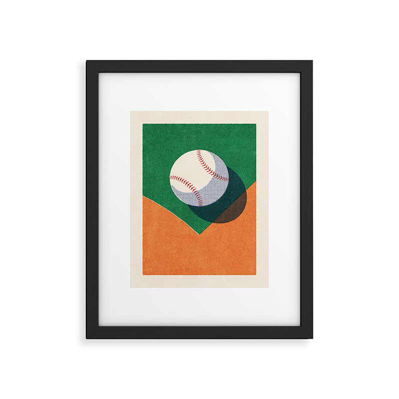 BALLS / Baseball II Framed Art Print Gallery Image 5