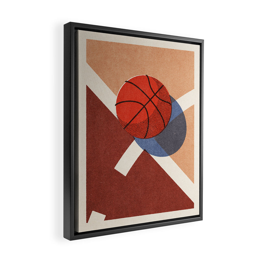 BALLS - Basketball - Indoor - II b Framed Canvas Print Gallery Image 2