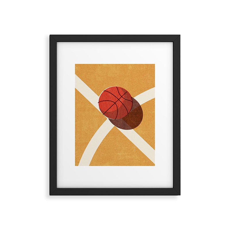 BALLS / Basketball (Indoor) Framed Art Print Gallery Image 5