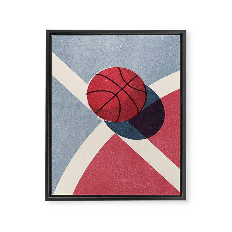 BALLS / Basketball (Outdoor) Framed Canvas Print Gallery Image 6