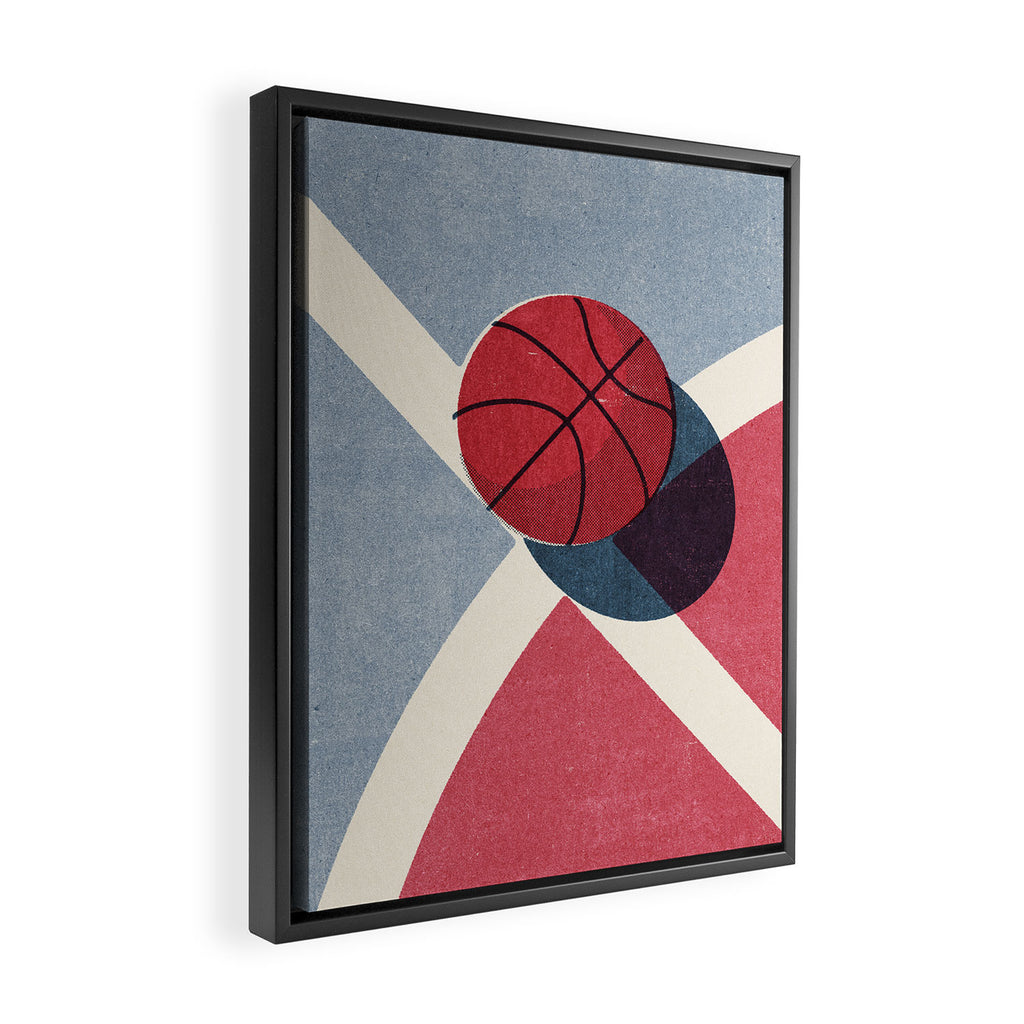 BALLS / Basketball (Outdoor) Framed Canvas Print Gallery Image 2