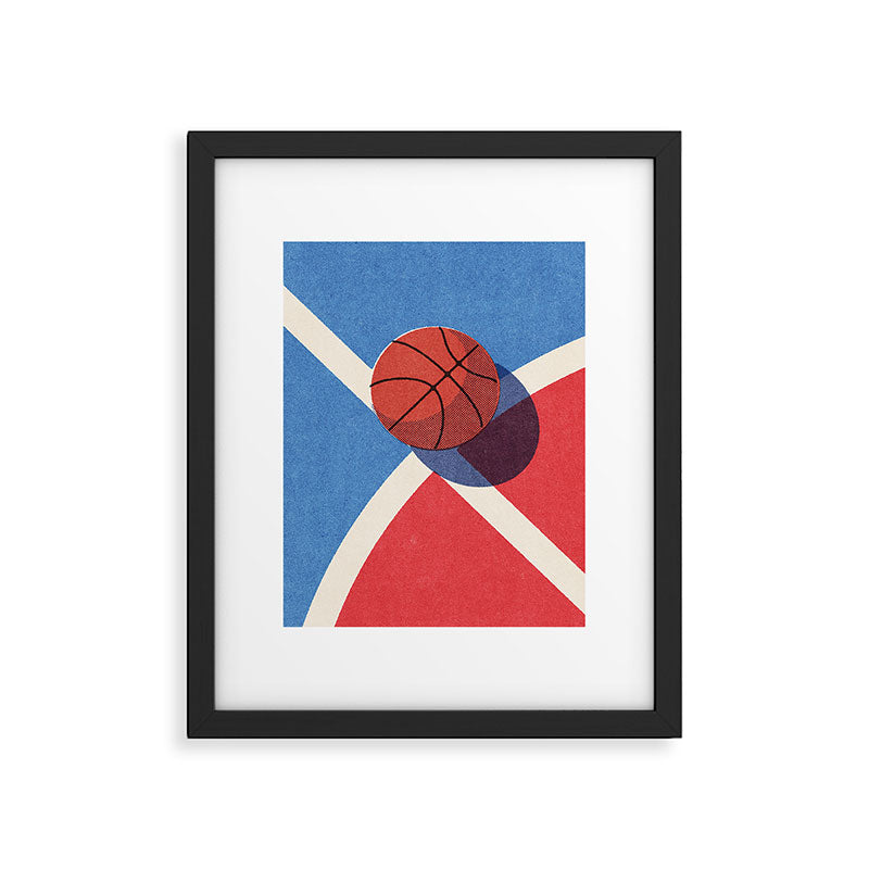 BALLS / Basketball - outdoor I Framed Art Print Gallery Image 5