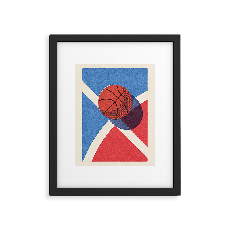 BALLS / Basketball - outdoor II Framed Art Print Gallery Image 5