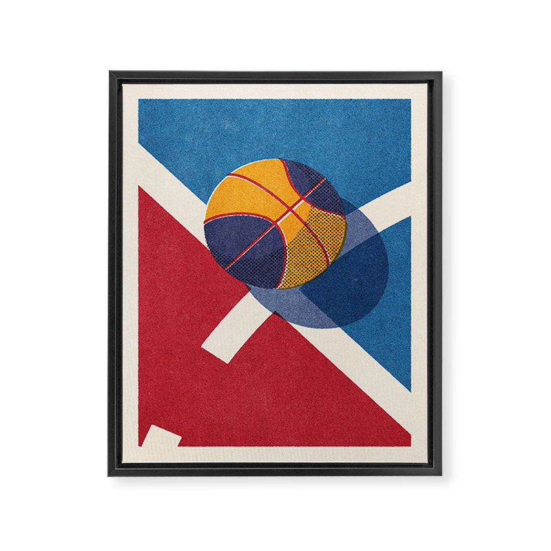 BALLS - Basketball - Street - II b Framed Canvas Print Gallery Image 6