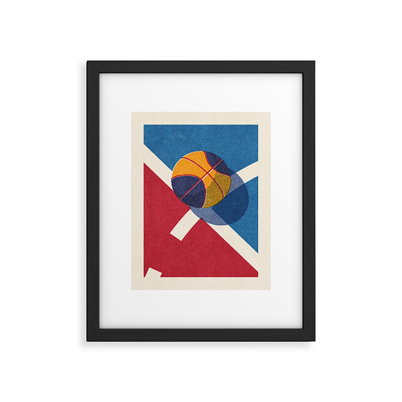 BALLS - Basketball - Street - II b Framed Art Print Gallery Image 5
