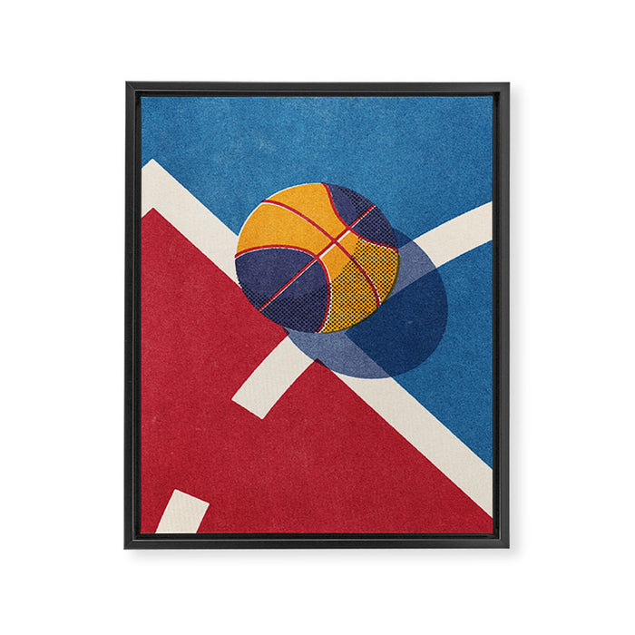 BALLS - Basketball - Street - II Framed Canvas Print Gallery Image 1